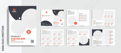 Product catalogue design template and furniture product catalogue