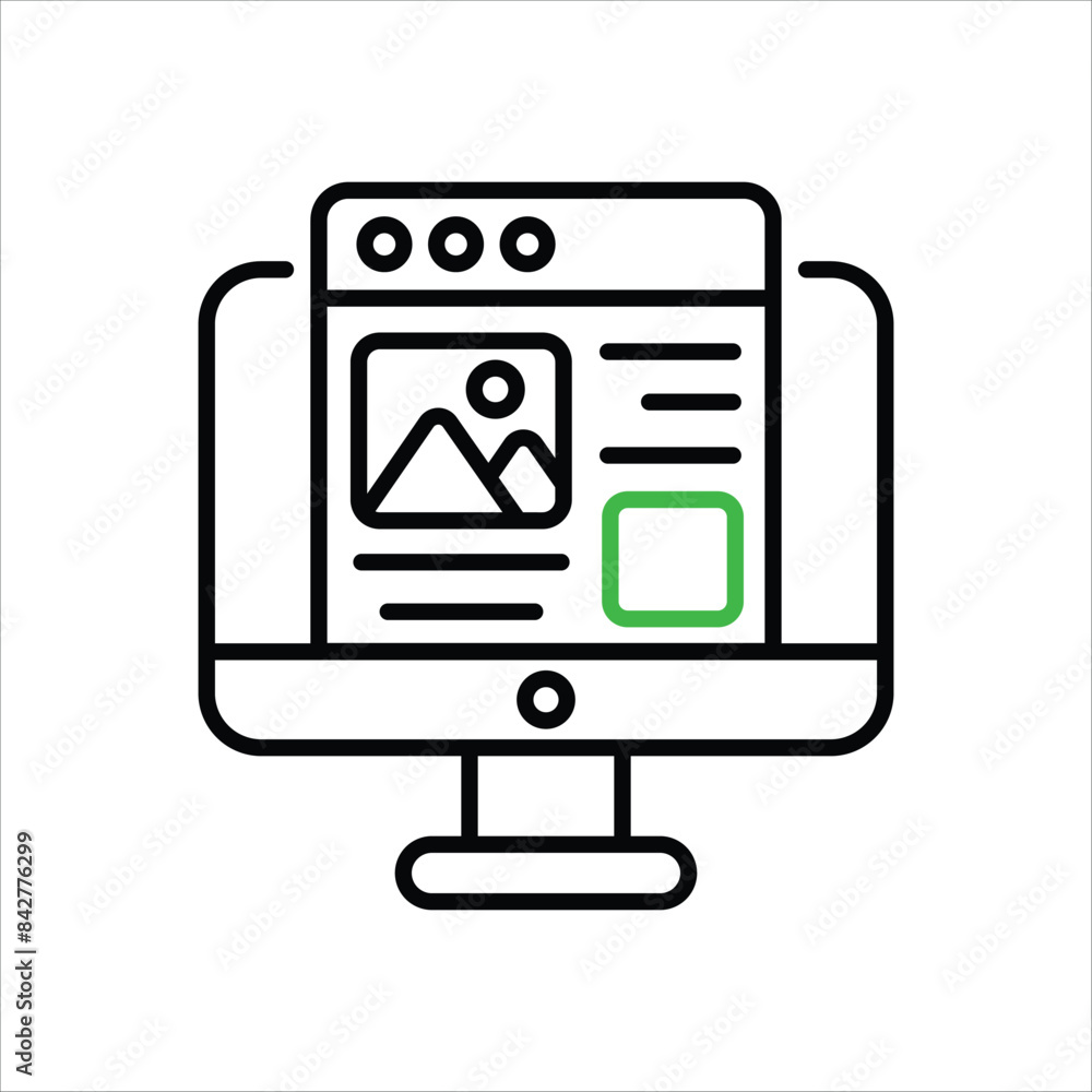 Layout vector icon Layout vector icon