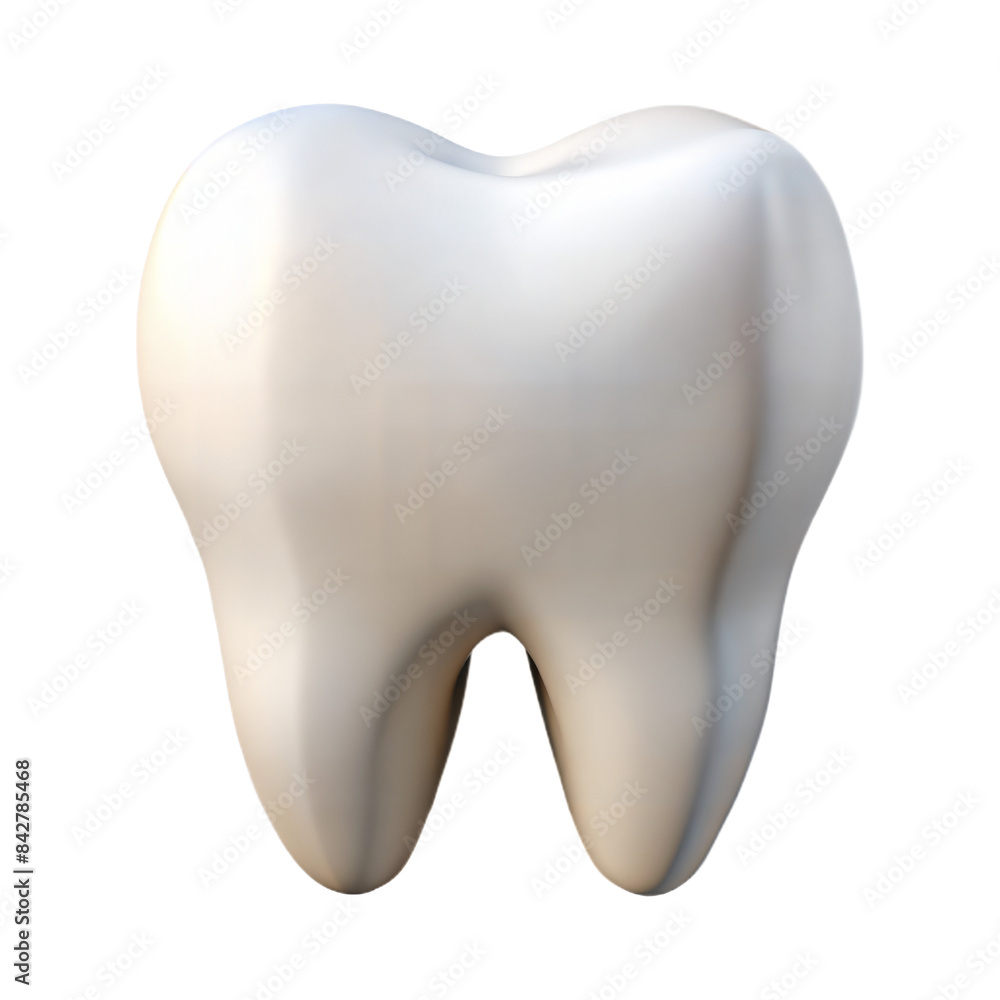 Healthy tooth isolated on white background Healthy tooth isolated on white background
