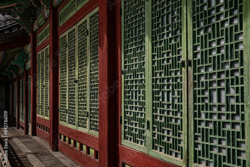 Photography Gyeongbokgung palace in Seoul South Korea