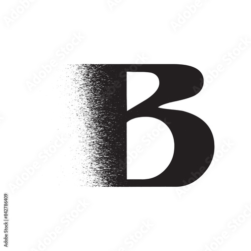 Alphabet Line Art Illustration Flat Design