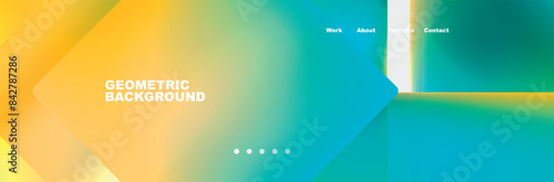 Triangle minimal web site page background design. Vector Illustration For Wallpaper, Banner, Background, Card, Book Illustration, landing page