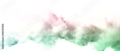 Beautiful Colorful Smoke Cloud in Motion Creating Smooth Seamless Loop Visual Effect. Perfect for background effects, digital art projects, and video overlays