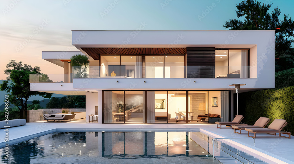 Modern house with pool Modern house with pool