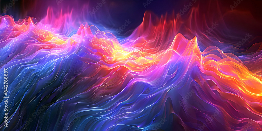 abstract shapes, ai generated. abstract shapes, ai generated.