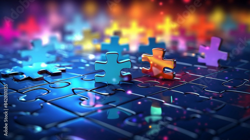 ERP Creative Illustration, 4K, High Quality,  Enterprise resource planning, Business management, Process automation, Workflow optimization