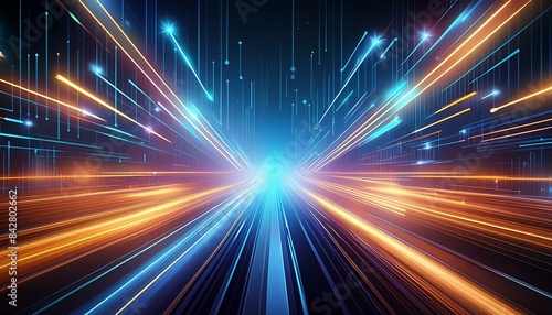 A fast communication technology that uses arrows to convey speed.