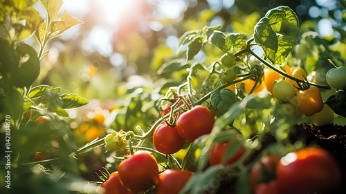  Growing and harvesting a bountiful crop of juicy, homegrown tom photo