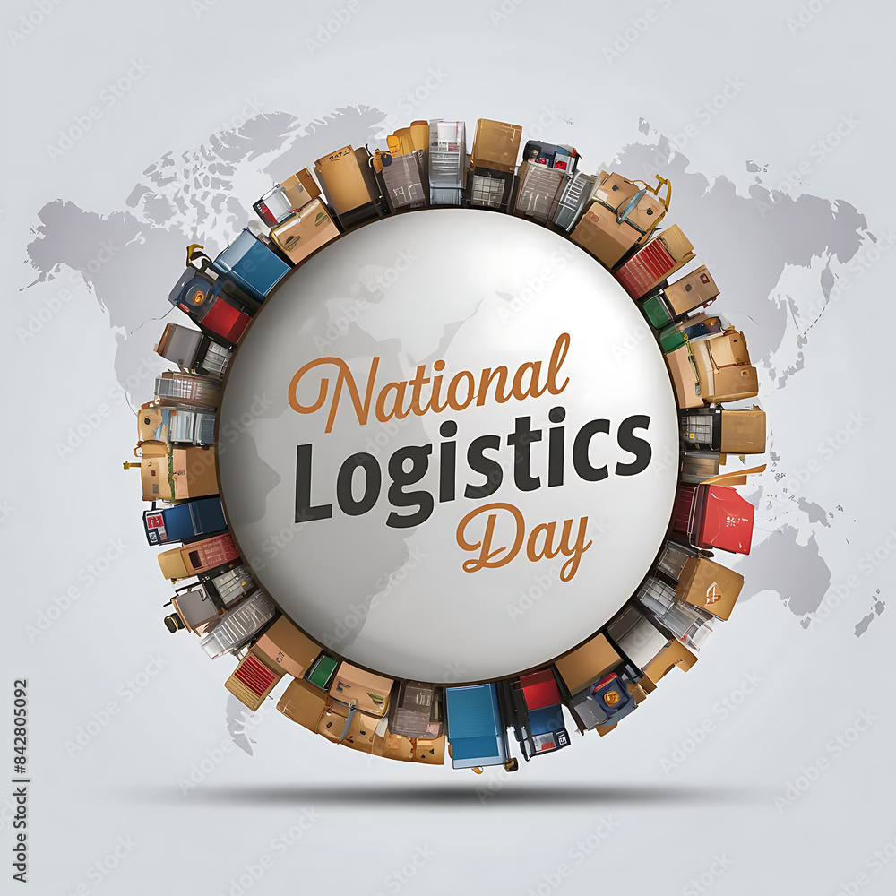 National Logistics Day, Poster, Post, Banner, Logistics Day. National