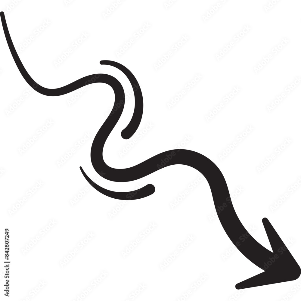Retro Arrow Element Retro Arrow Element