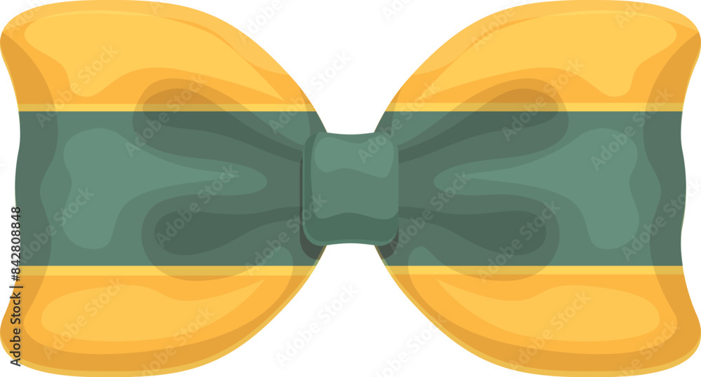 Yellow and green striped bow tie for adding a touch of elegance and sophistication to your outfit Yellow and green striped bow tie for adding a touch of elegance and sophistication to your outfit