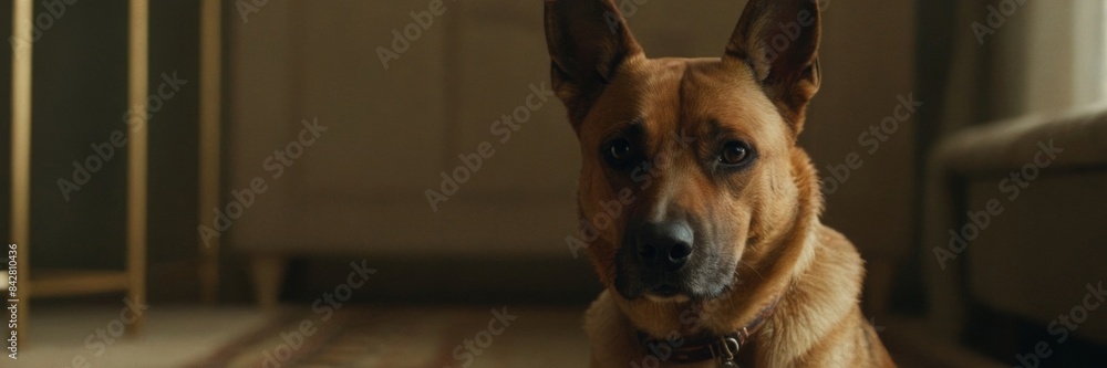 A playful dachshund chasing after a squeaky toy in a living room A playful dachshund chasing after a squeaky toy in a living room