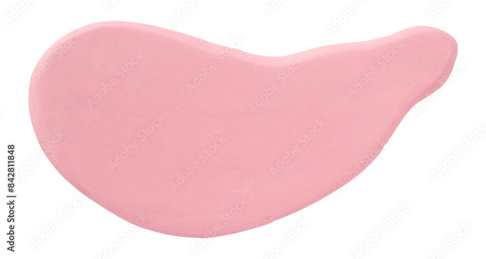 Plasticine is a pink brush isolated on a transparent background. Plasticine is a pink brush isolated on a transparent background.