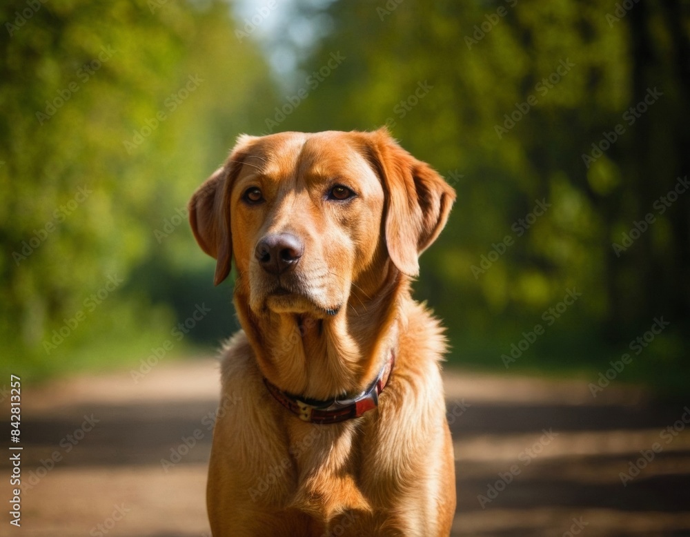 golden retriever portrait