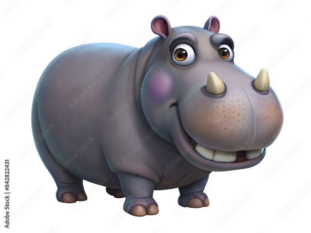 friendly hippo hippopotamus friendly look camera open mouth transparent background friendly hippo hippopotamus friendly look camera open mouth transparent background