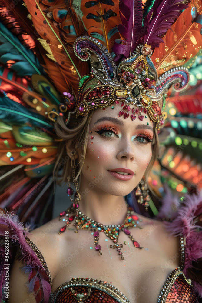 Aesthetic image of a drag queen in a theatrical costume, commanding the stage, Aesthetic image of a drag queen in a theatrical costume, commanding the stage,