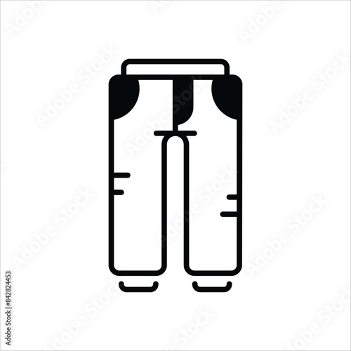 Trousers vector icon