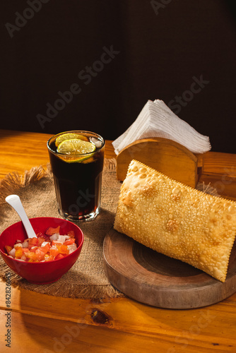 Fried pastry, lunch