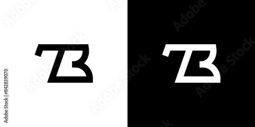 Letter TB or BT logo vector icon sign symbol