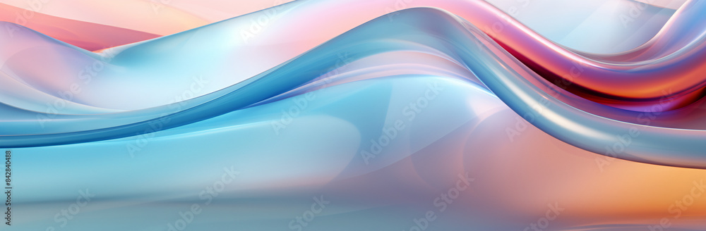 Create a mesmerizing background featuring wavy glass shapes with fluid, undulating lines. Emphasize the transparency and reflective properties of the glass, Create a mesmerizing background featuring wavy glass shapes with fluid, undulating lines. Emphasize the transparency and reflective properties of the glass,