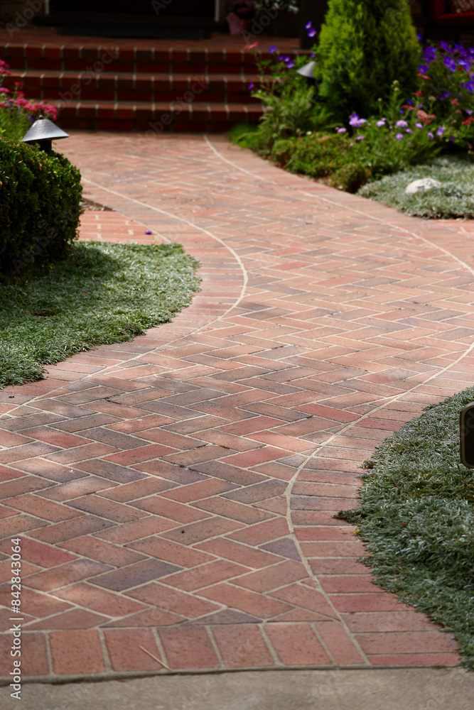 Obraz premium brick path in the garden