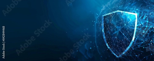 Wallpaper Mural A cyber security shield protecting digital information on a business platform Torontodigital.ca