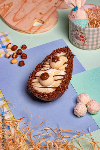 chocolate cake with nuts
