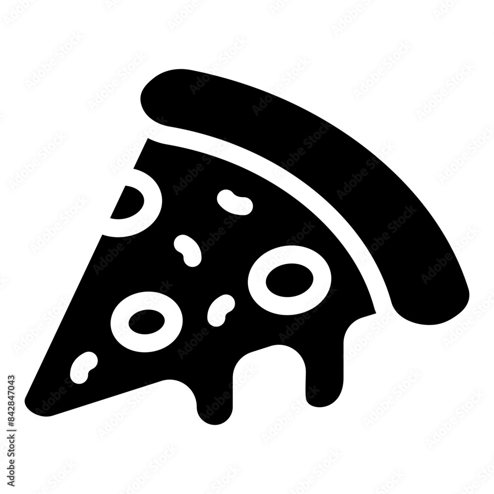 Breakfast Pizza Icon For Design Element Breakfast Pizza Icon For Design Element