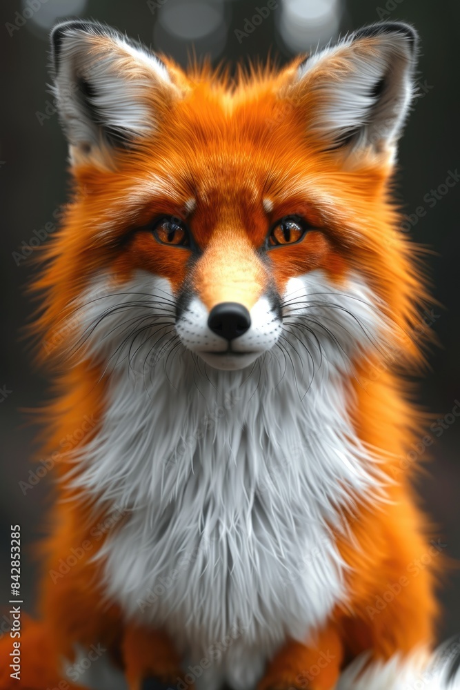 3D icon of a fox with a bushy tail
3D icon of a fox with a bushy tail