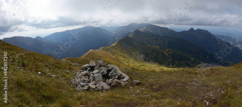Tatry, Czerwone Wierchy widok z Kasprowego Wierchu