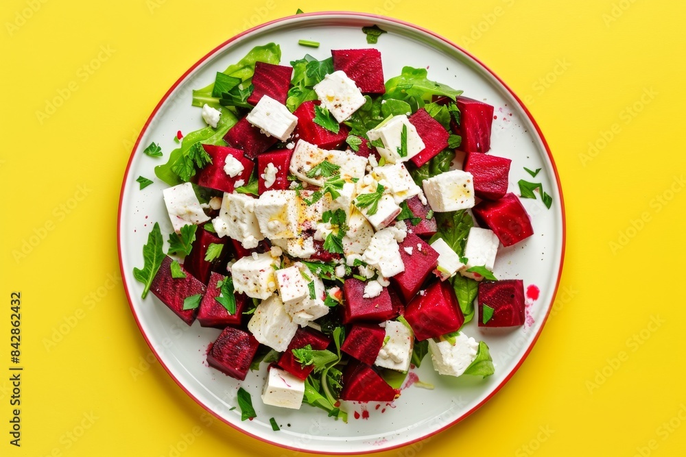 A Vibrant Beet and Feta Salad, Ready for Summer A Vibrant Beet and Feta Salad, Ready for Summer