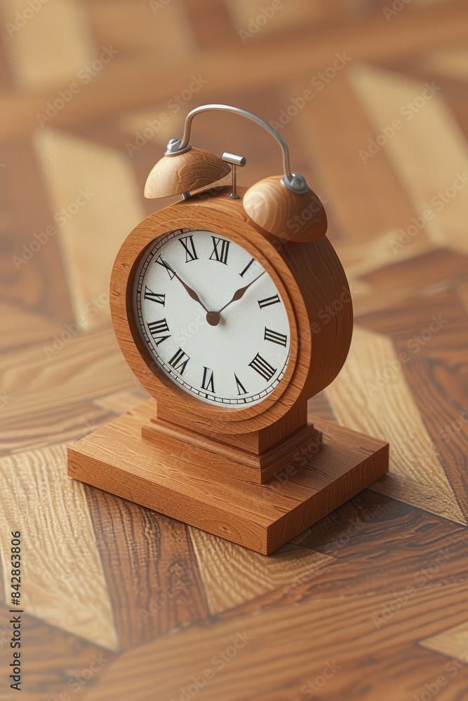 3D model of a clock showing time
3D model of a clock showing time