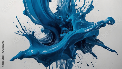 blue water splash
