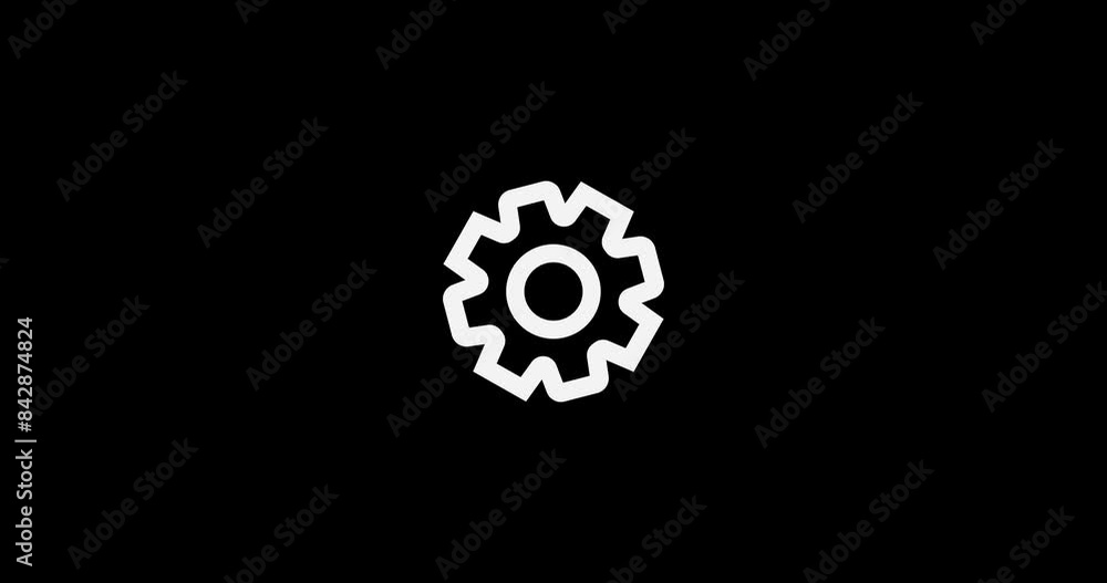 Gear motion 4k high quality black screen video. Gear rotating, settings, configuration concept animation. Gear motion 4k high quality black screen video. Gear rotating, settings, configuration concept animation.