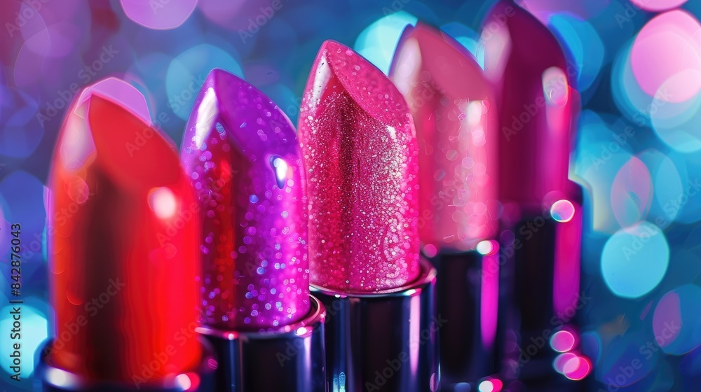 Colorful Lipsticks in Fashionable Makeup Theme Colorful Lipsticks in Fashionable Makeup Theme