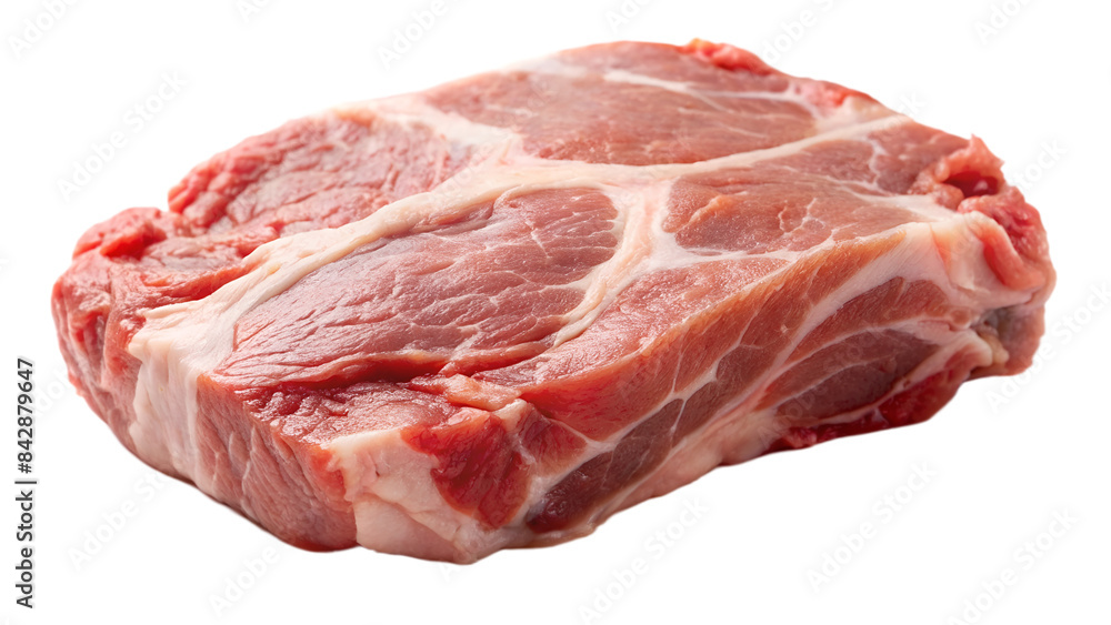 a raw pork meat isolated on transparent background a raw pork meat isolated on transparent background