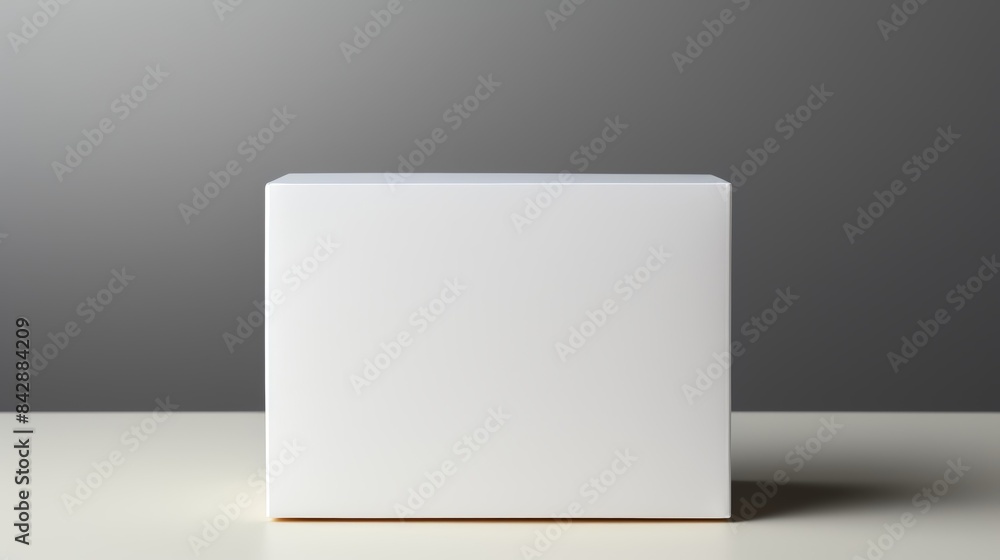 Blank white shipping box, minimalism, cool tones, studio photography, focus on texture and structure Blank white shipping box, minimalism, cool tones, studio photography, focus on texture and structure