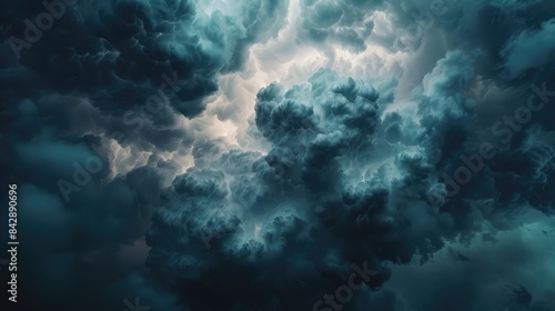 Dark storm clouds