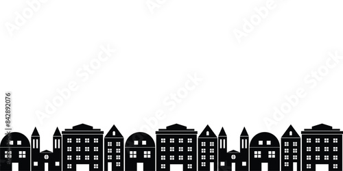 Urban Serenity Silhouettes Against the City Skyline.