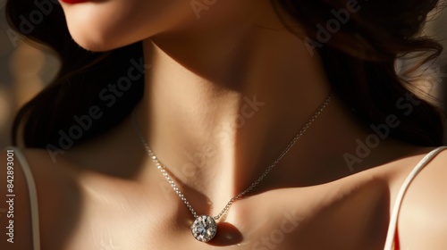 A diamond necklace, whether a simple solitaire pendant or a lavish statement piece, adds a touch of glamour to any attire. The timeless elegance of diamonds