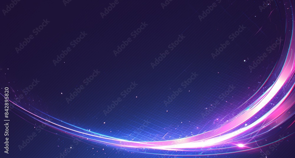 Obraz premium A cosmic whirlpool of mystery swirls against the backdrop of the universe, its enigmatic blend of blue and purple hues hinting at hidden secrets and the vastness of the cosmos