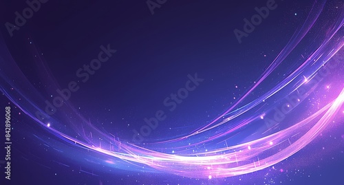 Vibrant hues of blue and purple pulsating with an ethereal glow, reminiscent of distant galaxies and swirling nebulas