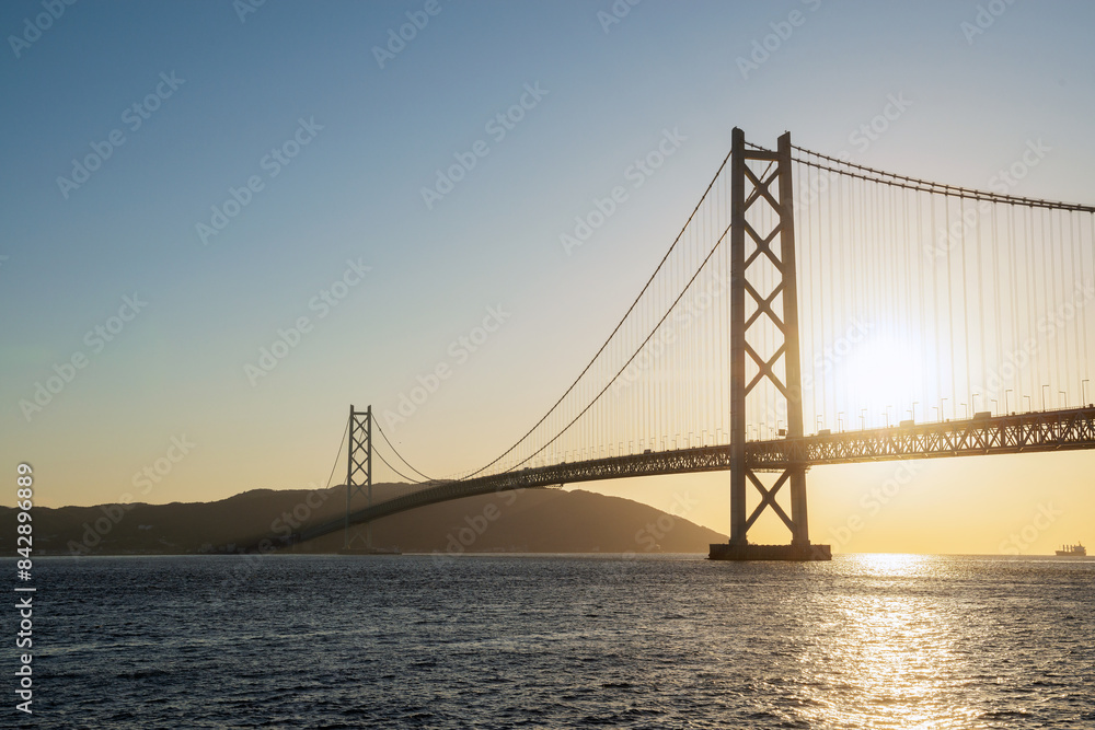 夕方の明石海峡 夕方の明石海峡