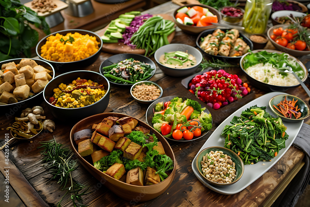 Healthy food. Vegetarianism. Vegetables and fruits. Healthy food. Vegetarianism. Vegetables and fruits.