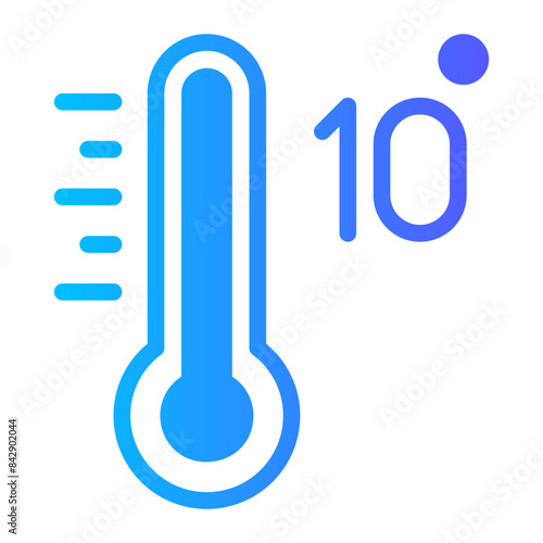ten gradient icon