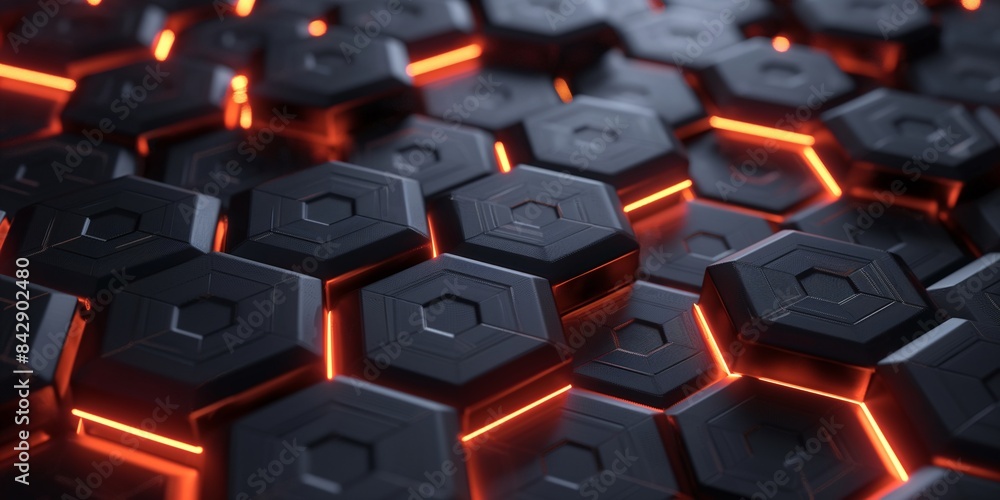 Generate a sleek and abstract hi-tech geometric background, designed for a modern futuristic technology Generate a sleek and abstract hi-tech geometric background, designed for a modern futuristic technology