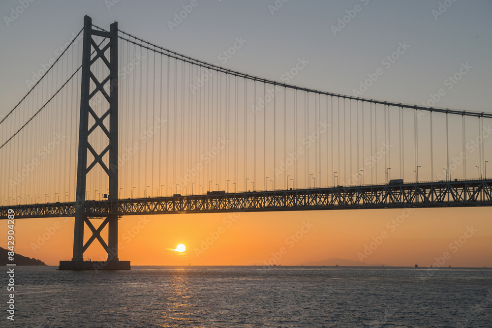 夕方の明石海峡 夕方の明石海峡