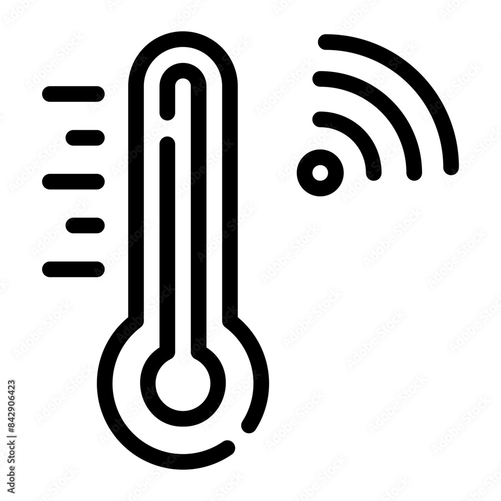 temperature line icon