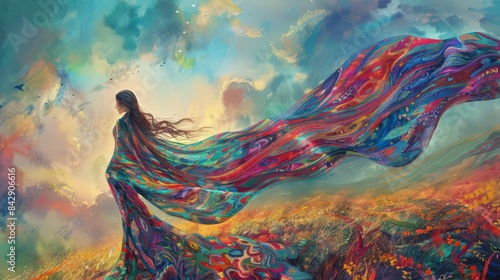 Fototapeta Naklejka Na Ścianę i Meble -  Freedom is the sanctuary of the mind, a sacred space where thoughts can roam free and imagination knows no bounds.