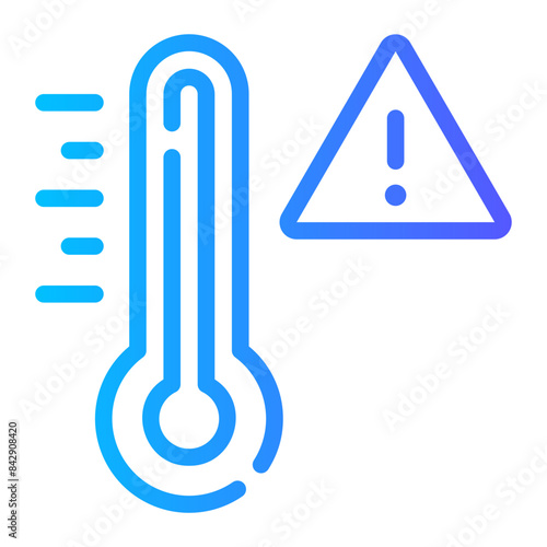 high temperature gradient icon © afif